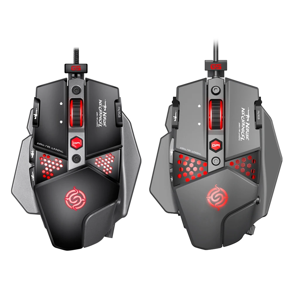 G9 игровой Мышь Проводная игровая мышь USB Мышь 800-6400 Точек на дюйм RGB Подсветка металла механическая кнопка мыши для PC Gamer
G9 игровой Мышь Проводная игровая мышь USB Мышь 800-6400 Точек на дюйм RGB Подсветка металла механическая кнопка мыши для PC Gamer