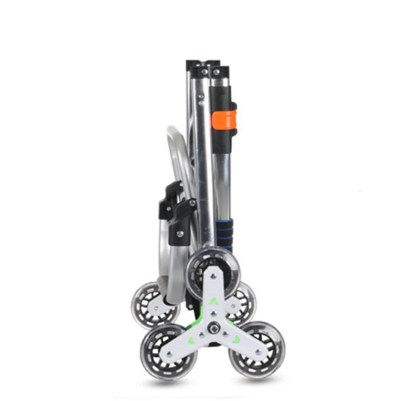 Stair Climber Bigger Trolley Dolly Shopping Grocery Foldable Cart Condo Apartment with Wheel Bearings Stainless Steel Frame
Stair Climber Bigger Trolley Dolly Shopping Grocery Foldable Cart Condo Apartment with Wheel Bearings Stainless Steel Frame
