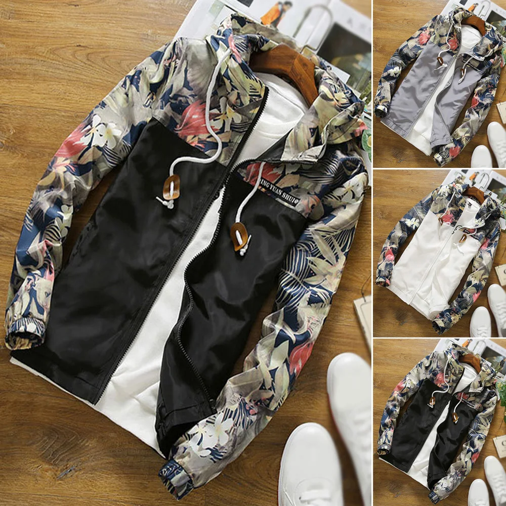 New Floral Camouflage Jacket Casual Sports Hooded Baseball Uniform Slim Autumn Fashion Coat Washed Tops Fleece Optional
New Floral Camouflage Jacket Casual Sports Hooded Baseball Uniform Slim Autumn Fashion Coat Washed Tops Fleece Optional