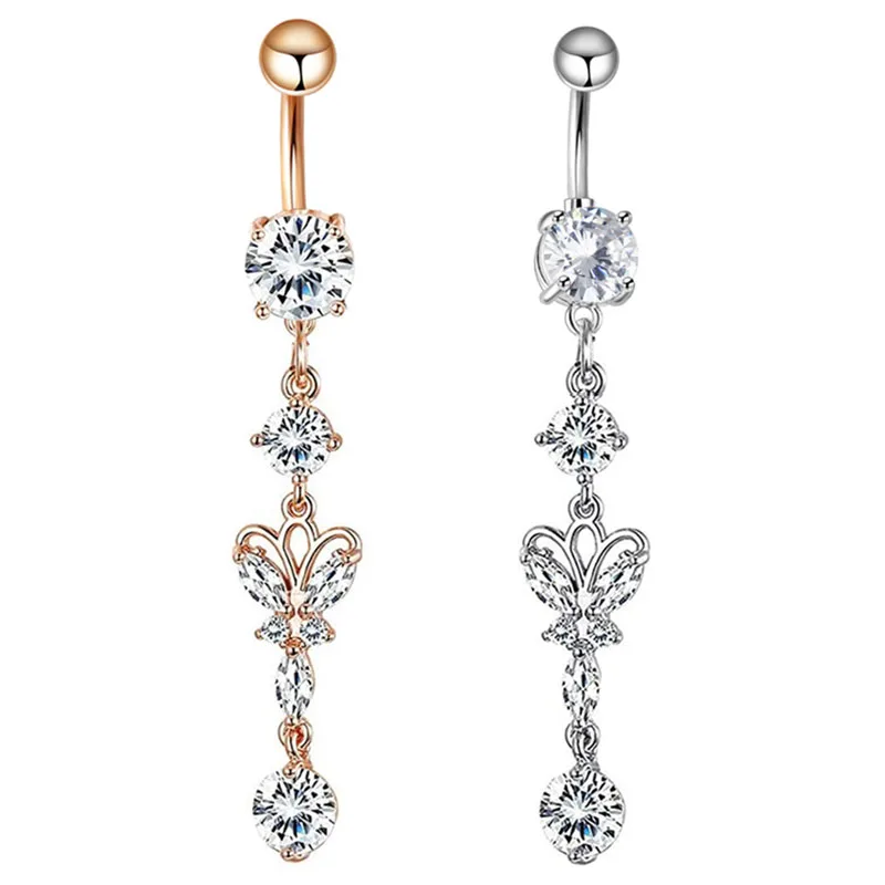 1pc New Zircon Fashion Surgical Stainless Steel Navel Piercing Flower Pendant Belly Button Rings Belly Piercing Body Jewely
1pc New Zircon Fashion Surgical Stainless Steel Navel Piercing Flower Pendant Belly Button Rings Belly Piercing Body Jewely