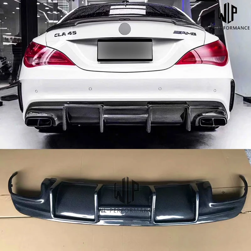 W117 High Quality Carbon Fiber Rear Lip Diffuser Car Styling For Mercedes-Benz W117 CLA Class CLA200 CLA220 CLA260 CLA45 15-19
W117 High Quality Carbon Fiber Rear Lip Diffuser Car Styling For Mercedes-Benz W117 CLA Class CLA200 CLA220 CLA260 CLA45 15-19