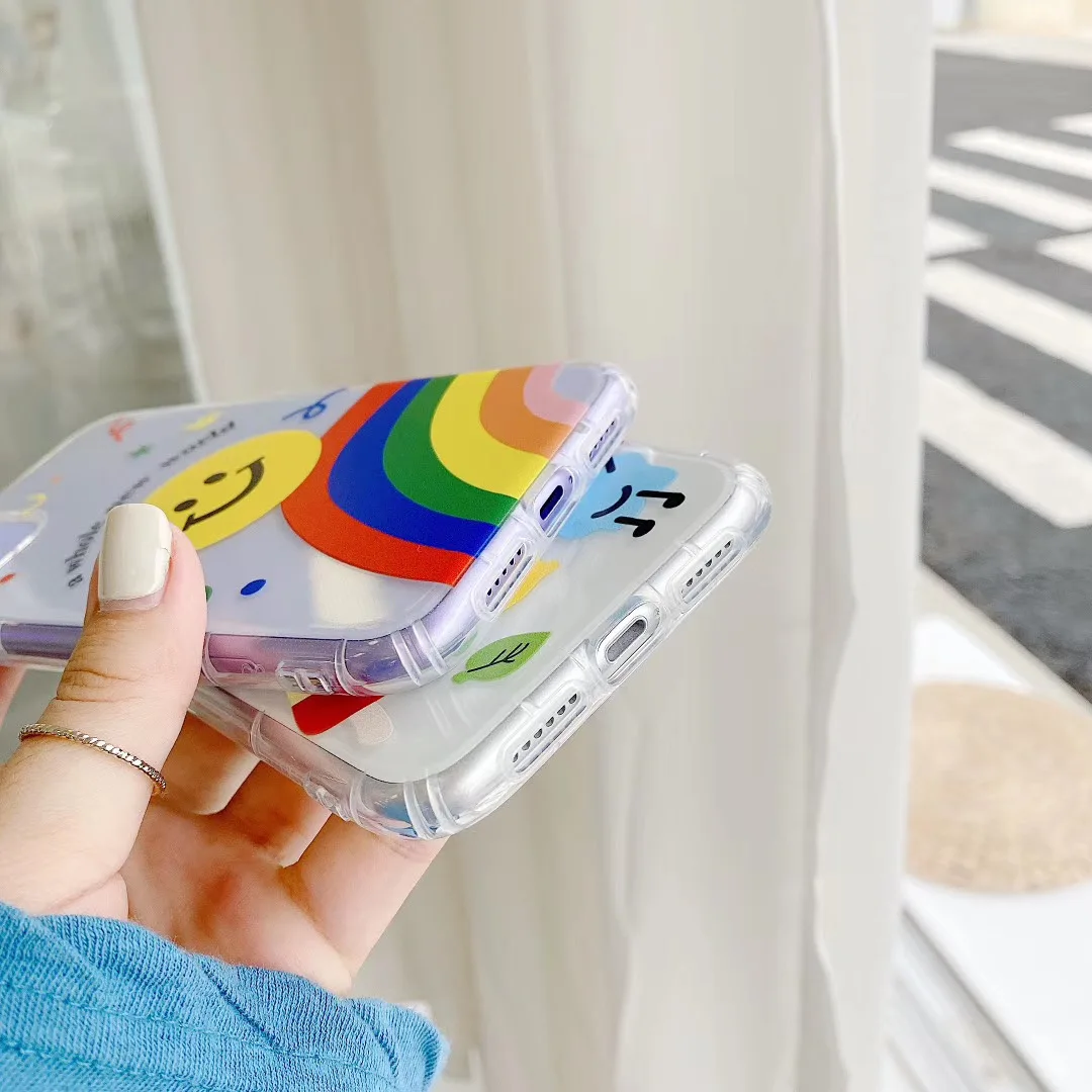 INS Korea cute fun rainbow smiley ice cream flower phone case for iPhone 11 pro MAX Xs MAX Xr X 7 8 plus soft TPU back cover 
INS Korea cute fun rainbow smiley ice cream flower phone case for iPhone 11 pro MAX Xs MAX Xr X 7 8 plus soft TPU back cover