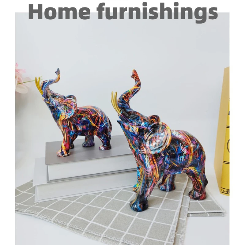 Camouflage Water Transfer Elephant Animal Model Home Decor Figurines For Interior Living Room Decoration Resin Collectible
Camouflage Water Transfer Elephant Animal Model Home Decor Figurines For Interior Living Room Decoration Resin Collectible