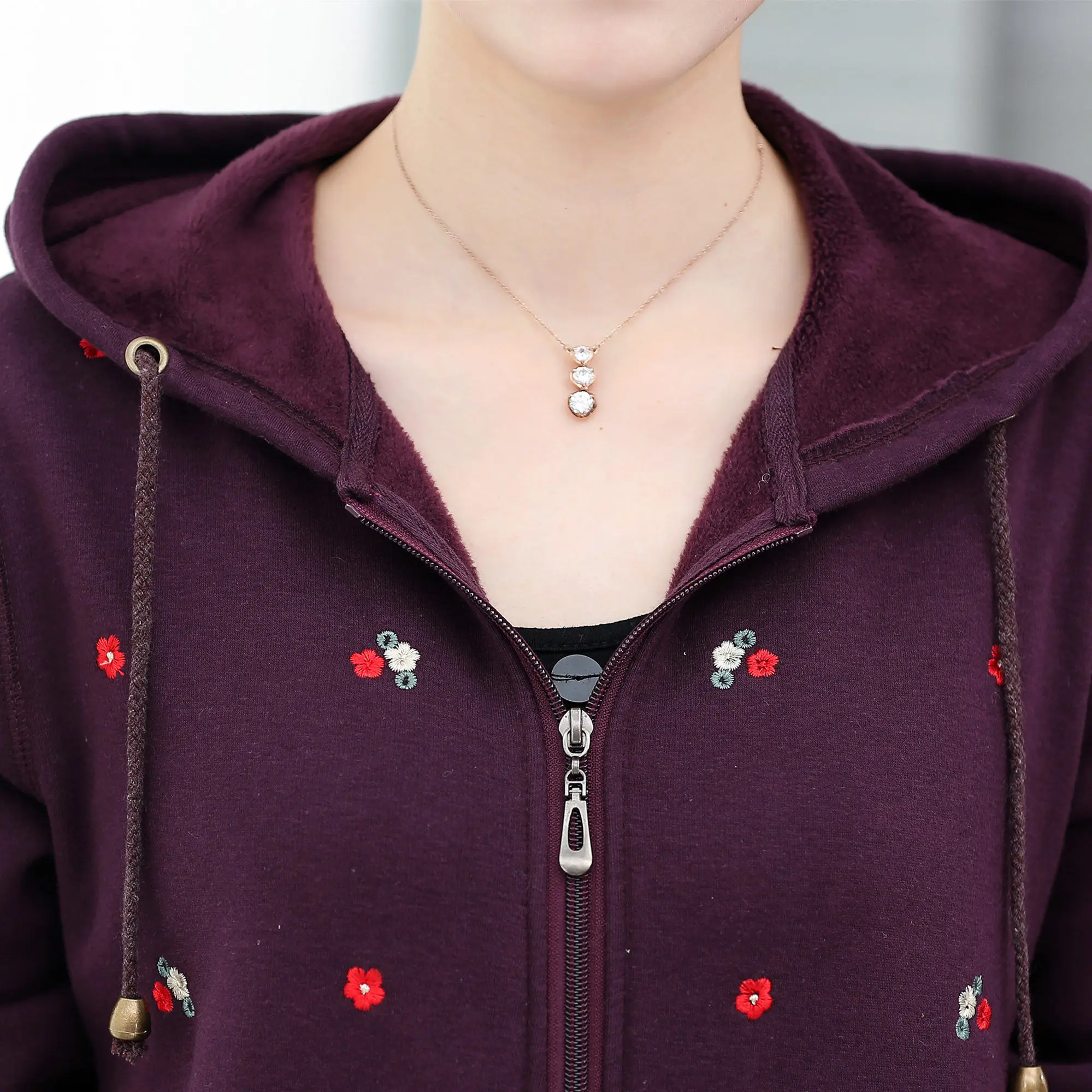 Women 2020 Spring Autumn New Zipper Hooded Jacket Female Long Sleeve Loose Pockets Coat Ladies Fashion Plus Size Outwear P08
Women 2020 Spring Autumn New Zipper Hooded Jacket Female Long Sleeve Loose Pockets Coat Ladies Fashion Plus Size Outwear P08