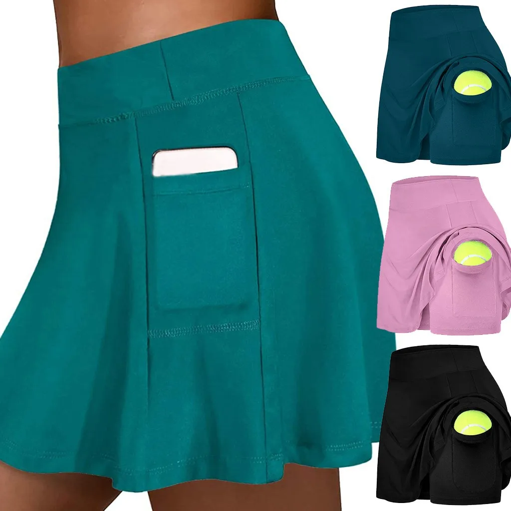 Sports Tennis yoga Skorts Fitness Women's Tennis Skirts Run yoga Inner Shorts Elastic Sports Pockets Safety Skorts#4
Sports Tennis yoga Skorts Fitness Women's Tennis Skirts Run yoga Inner Shorts Elastic Sports Pockets Safety Skorts#4