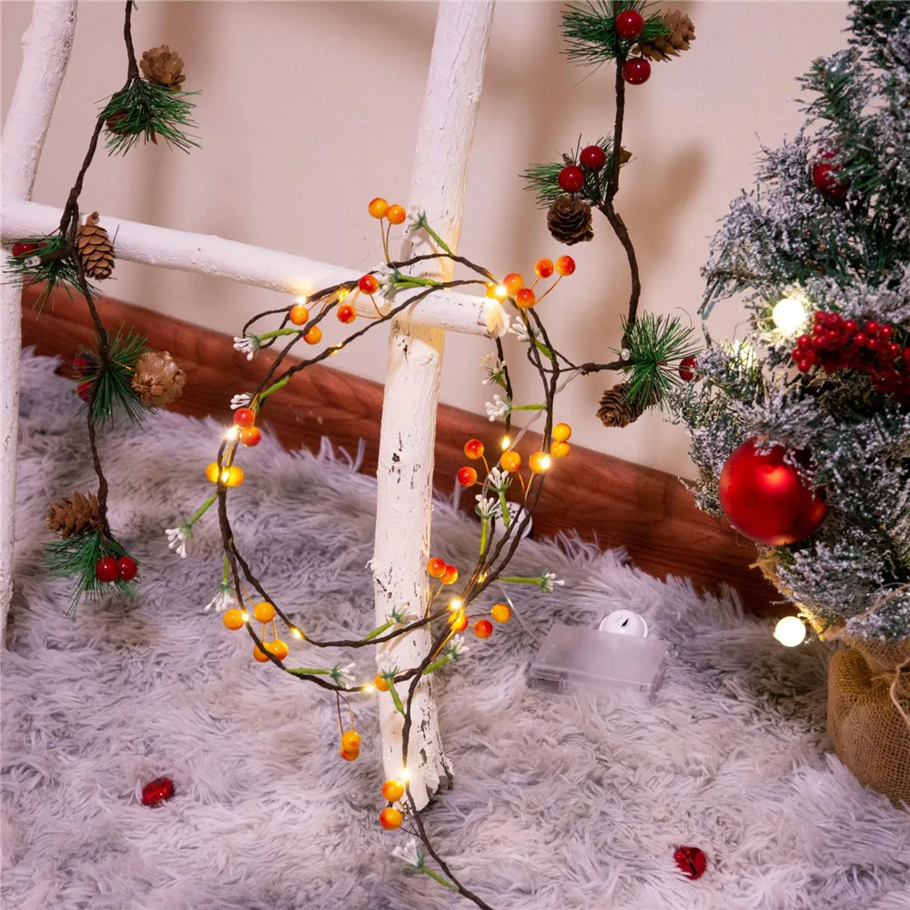 10/20leds Pinecone String Light Copper Wire Fruit Holiday lights for Home Natal Pop Year Navidad Christmas Decoration Garland
10/20leds Pinecone String Light Copper Wire Fruit Holiday lights for Home Natal Pop Year Navidad Christmas Decoration Garland