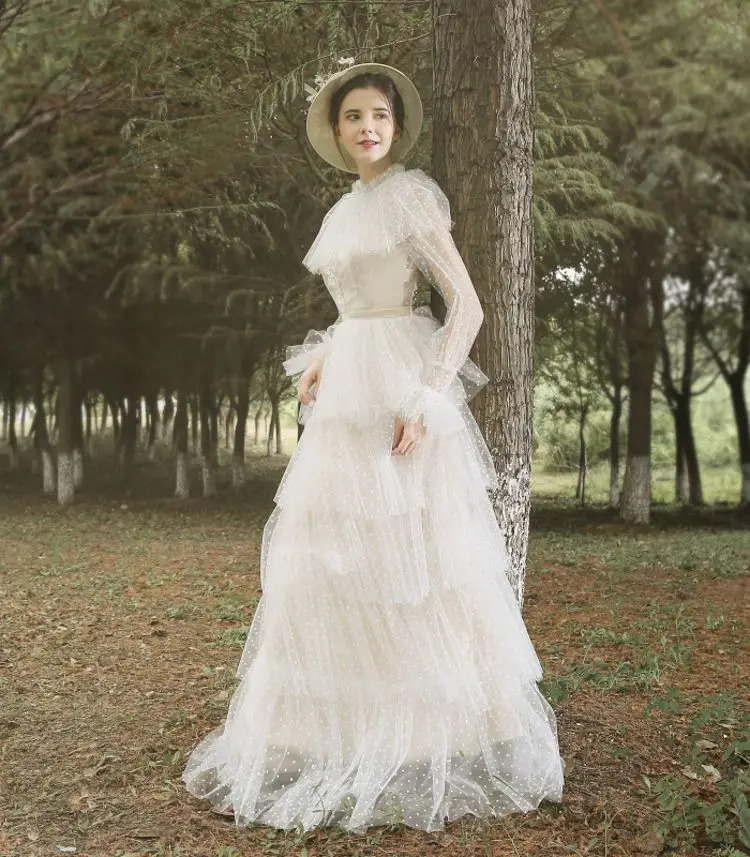 FENTEFEN 2021 Simple Lace Light Bohemian Wedding Dress Bridal Gown FN-0008 
FENTEFEN 2021 Simple Lace Light Bohemian Wedding Dress Bridal Gown FN-0008