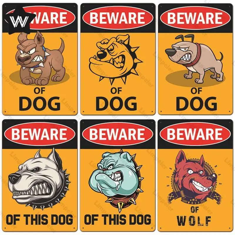 Остерегайтесь собаки металлический знак Предупреждение стены Искусство Оловянная табличка Ретро Наклейка на стену для сада дома клуба укр... 
Остерегайтесь собаки металлический знак Предупреждение стены Искусство Оловянная табличка Ретро Наклейка на стену для сада дома клуба укр...