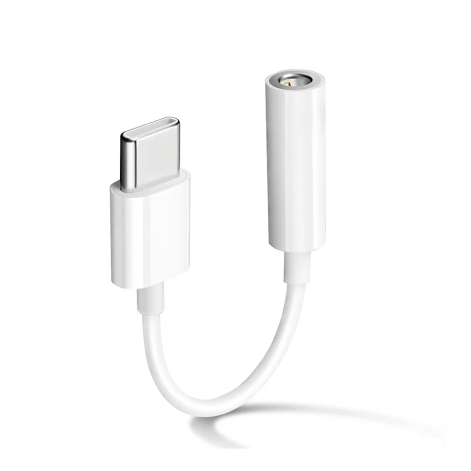 Type C to 3.5mm Audio Jack Adapter for Wired Headphones Connecting Cellphones Type C to Earphones Cable Converter
Type C to 3.5mm Audio Jack Adapter for Wired Headphones Connecting Cellphones Type C to Earphones Cable Converter
