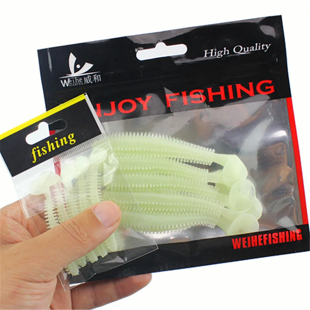 5PCS/bag Fishing Lure 60mm90mm Artificial Silica gel Soft Bait Sparkling Minnow Soft Fish T tail Wobbler Jig Pike Fishing tackle
5PCS/bag Fishing Lure 60mm90mm Artificial Silica gel Soft Bait Sparkling Minnow Soft Fish T tail Wobbler Jig Pike Fishing tackle