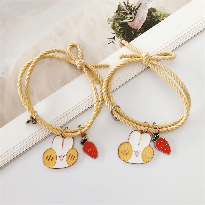 Fashion Trend Cute Cartoon Hair Rope Creative Design Magnetic Hair Rope Girlfriend Couple Rubber Band To Send Boyfriend Bracelet
Fashion Trend Cute Cartoon Hair Rope Creative Design Magnetic Hair Rope Girlfriend Couple Rubber Band To Send Boyfriend Bracelet