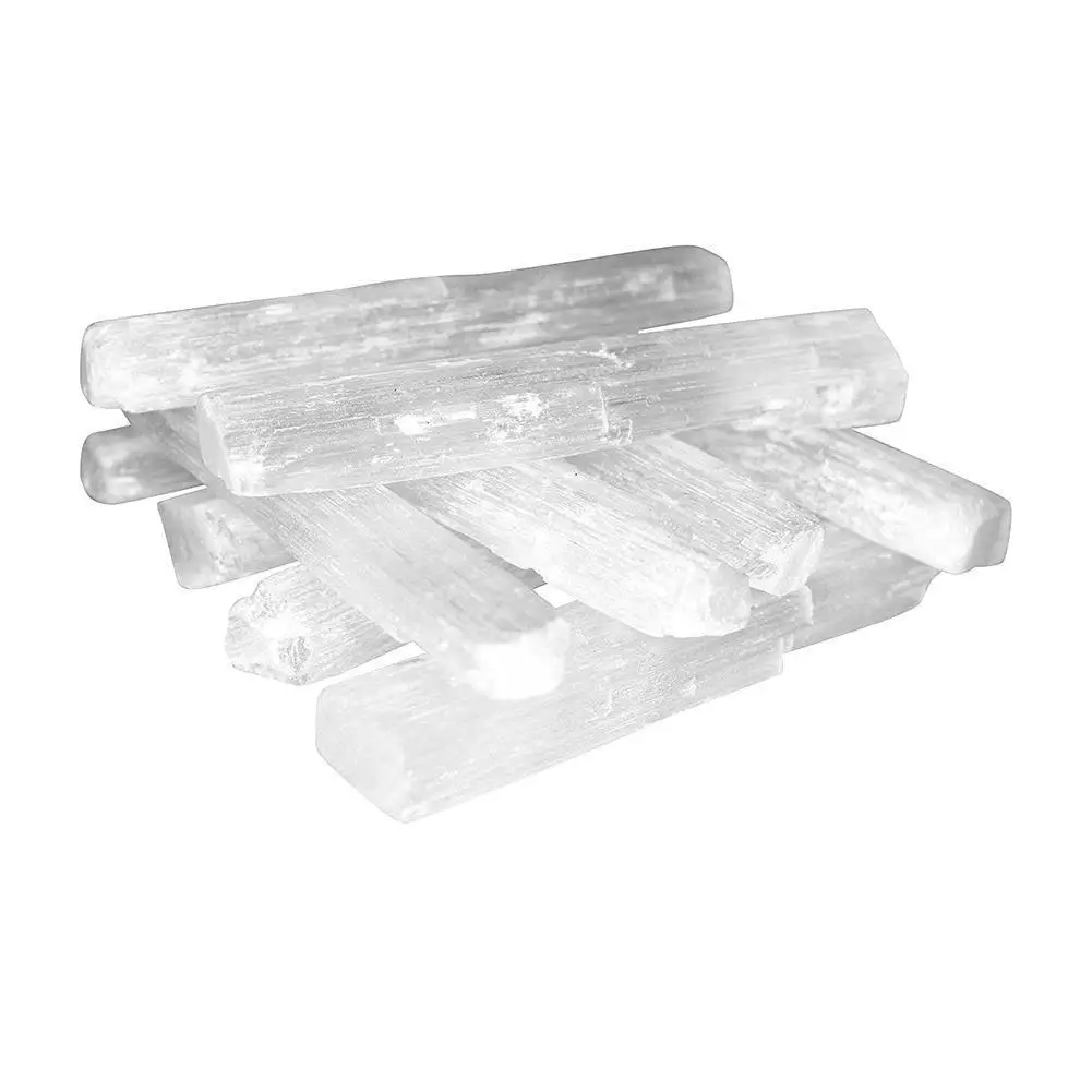 10pcs Natural Selenite Crystal Bar Chips Gypsum White Quartz Rough Minerals Healing Stone Selenite Crystal Stick
10pcs Natural Selenite Crystal Bar Chips Gypsum White Quartz Rough Minerals Healing Stone Selenite Crystal Stick
