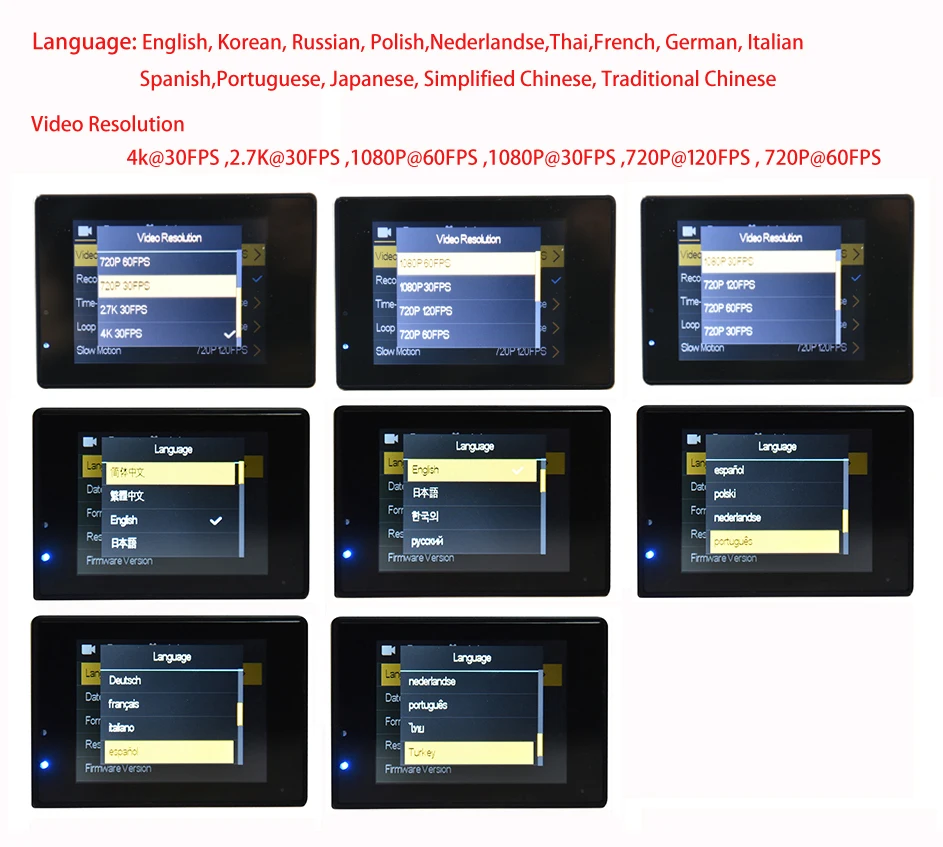 Goldfox H9 Style Ultra-HD 4K Action Camera 170D Wifi Sport Camera 30M Underwater Cam Go Waterproof Pro Bike Helmet Car Cam DVR
Goldfox H9 Style Ultra-HD 4K Action Camera 170D Wifi Sport Camera 30M Underwater Cam Go Waterproof Pro Bike Helmet Car Cam DVR