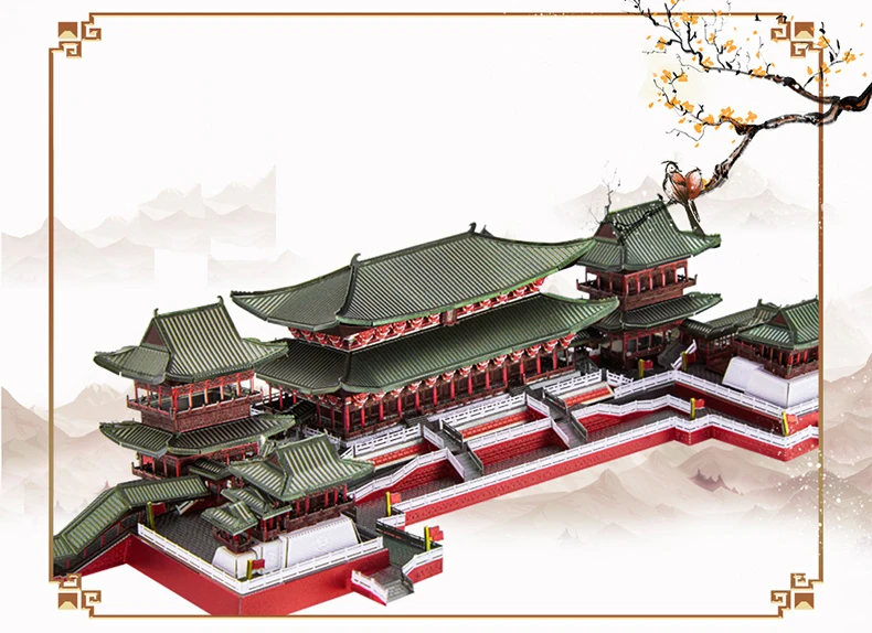 Piececool Daming Palace 3D Metal Puzzle DIY Assemble Model Kits Laser Cut Jigsaw Toy Gift P155-RS
Piececool Daming Palace 3D Metal Puzzle DIY Assemble Model Kits Laser Cut Jigsaw Toy Gift P155-RS