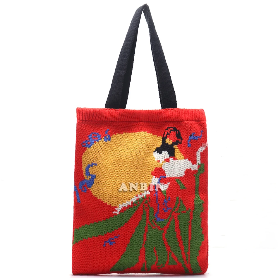 Female Bag Knitting Casual Style Chic Tote Shoulder Bags Women Crochet Woolen Open Shopper Top-handle Bag Female Daily Handbag
Female Bag Knitting Casual Style Chic Tote Shoulder Bags Women Crochet Woolen Open Shopper Top-handle Bag Female Daily Handbag