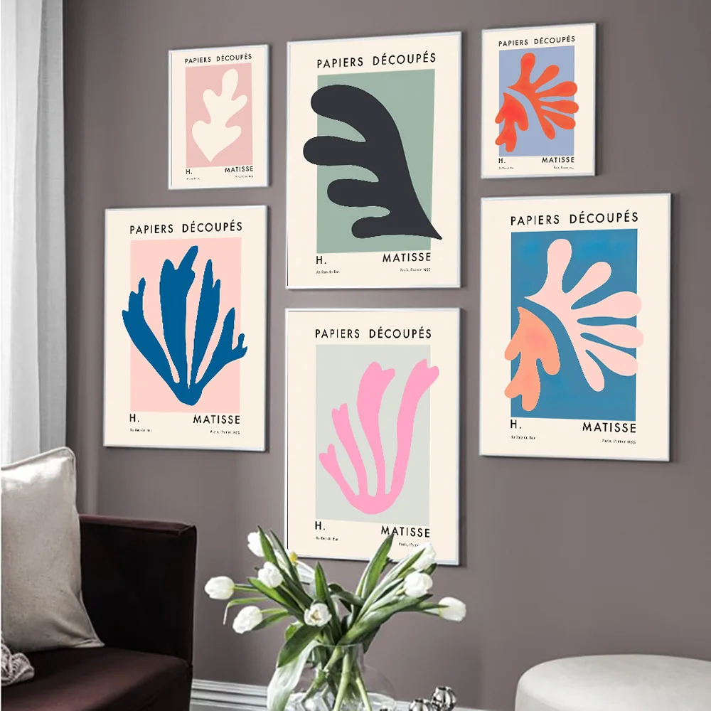 Matisse Style Poster Room Wall Decor Vintage Art Canvas Painting Print Poster Leaves Shape Room Wall Picture Decoration
Matisse Style Poster Room Wall Decor Vintage Art Canvas Painting Print Poster Leaves Shape Room Wall Picture Decoration