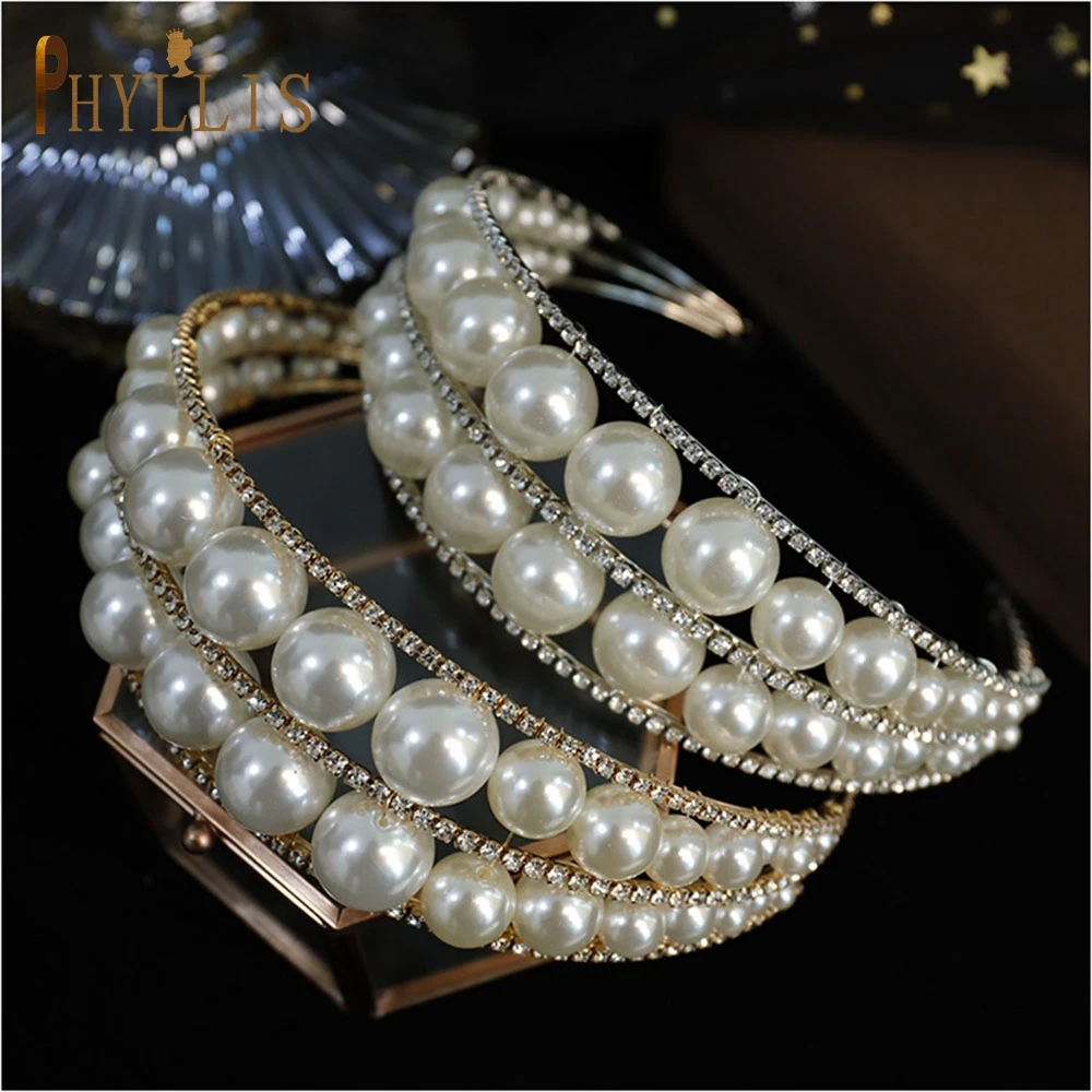 A324 Pearl Bridal Hair Band Bridal Headdress Wedding hair Accessories Baroque Crystal Wedding Hair Accessories Pageant Diadem 
A324 Pearl Bridal Hair Band Bridal Headdress Wedding hair Accessories Baroque Crystal Wedding Hair Accessories Pageant Diadem
