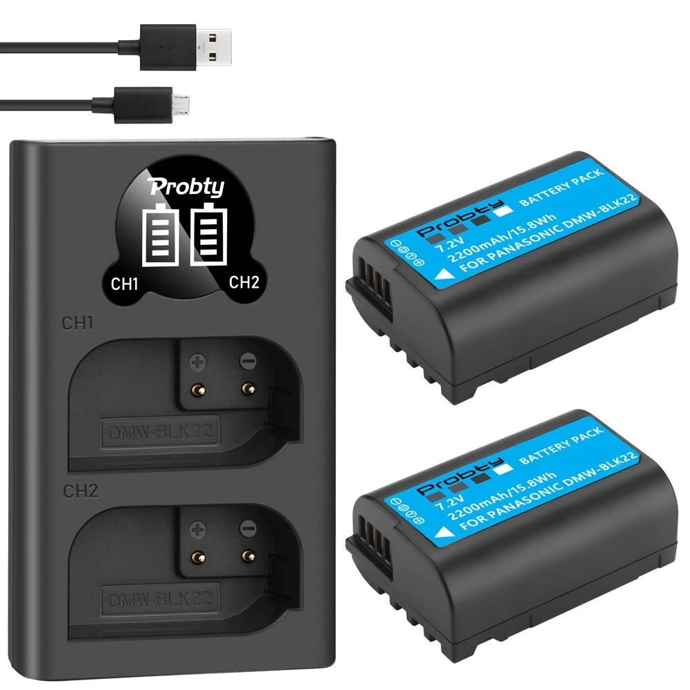 For Panasonic DMW-BLK22 DMWBLK22 BLK22 Battery For Panasonic LUMIX DC-S5 DC-S5K
For Panasonic DMW-BLK22 DMWBLK22 BLK22 Battery For Panasonic LUMIX DC-S5 DC-S5K