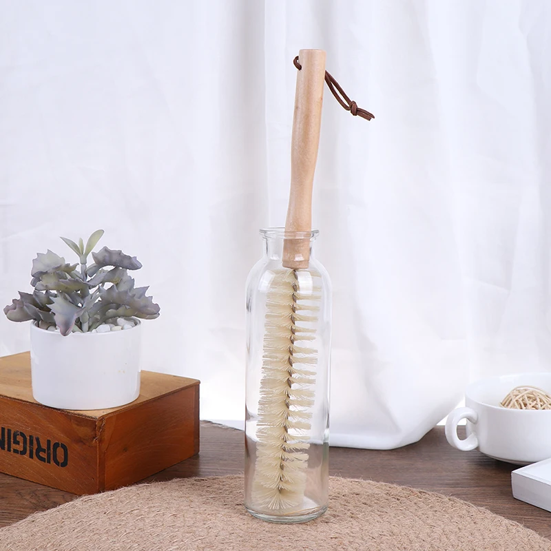 1pc Wooden Long Handle Brush For Baby Bottles Scrubbing Cleaning Tool Kitchen Cleaner For Washing Cleaning
1pc Wooden Long Handle Brush For Baby Bottles Scrubbing Cleaning Tool Kitchen Cleaner For Washing Cleaning