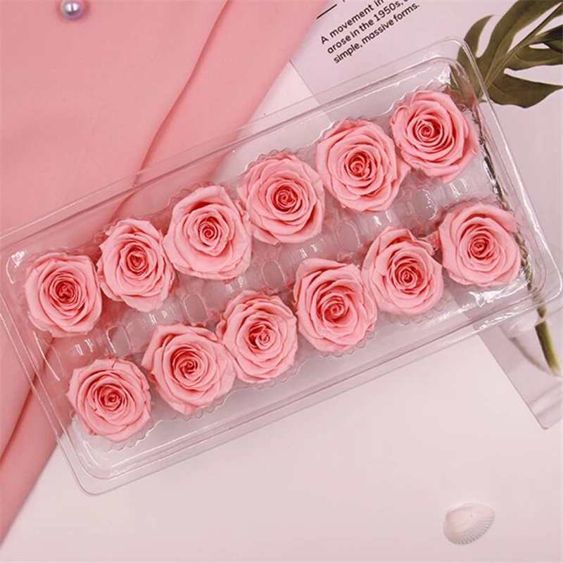 12 pcs/box B Grade 3-4cm Eternal Rose Preserved Artificial Flowers Rose Preserved Flowers Mother's Day Valentine Wedding Decor
12 pcs/box B Grade 3-4cm Eternal Rose Preserved Artificial Flowers Rose Preserved Flowers Mother's Day Valentine Wedding Decor