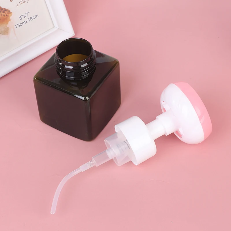 Soap Bottle Foaming Lotions Refillable Bottle Flower Pump Head Soap Shampoo Cosmetic Empty Bottle 250ML 
Soap Bottle Foaming Lotions Refillable Bottle Flower Pump Head Soap Shampoo Cosmetic Empty Bottle 250ML