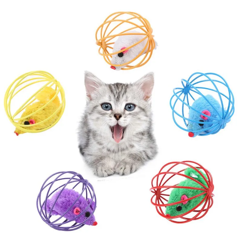 Cat Interactive Toy Scratch Ball Simulated Mouse Rat Mice Cage Colorful Kitten Teaser Cat Toys Pet Supplies/
Cat Interactive Toy Scratch Ball Simulated Mouse Rat Mice Cage Colorful Kitten Teaser Cat Toys Pet Supplies/