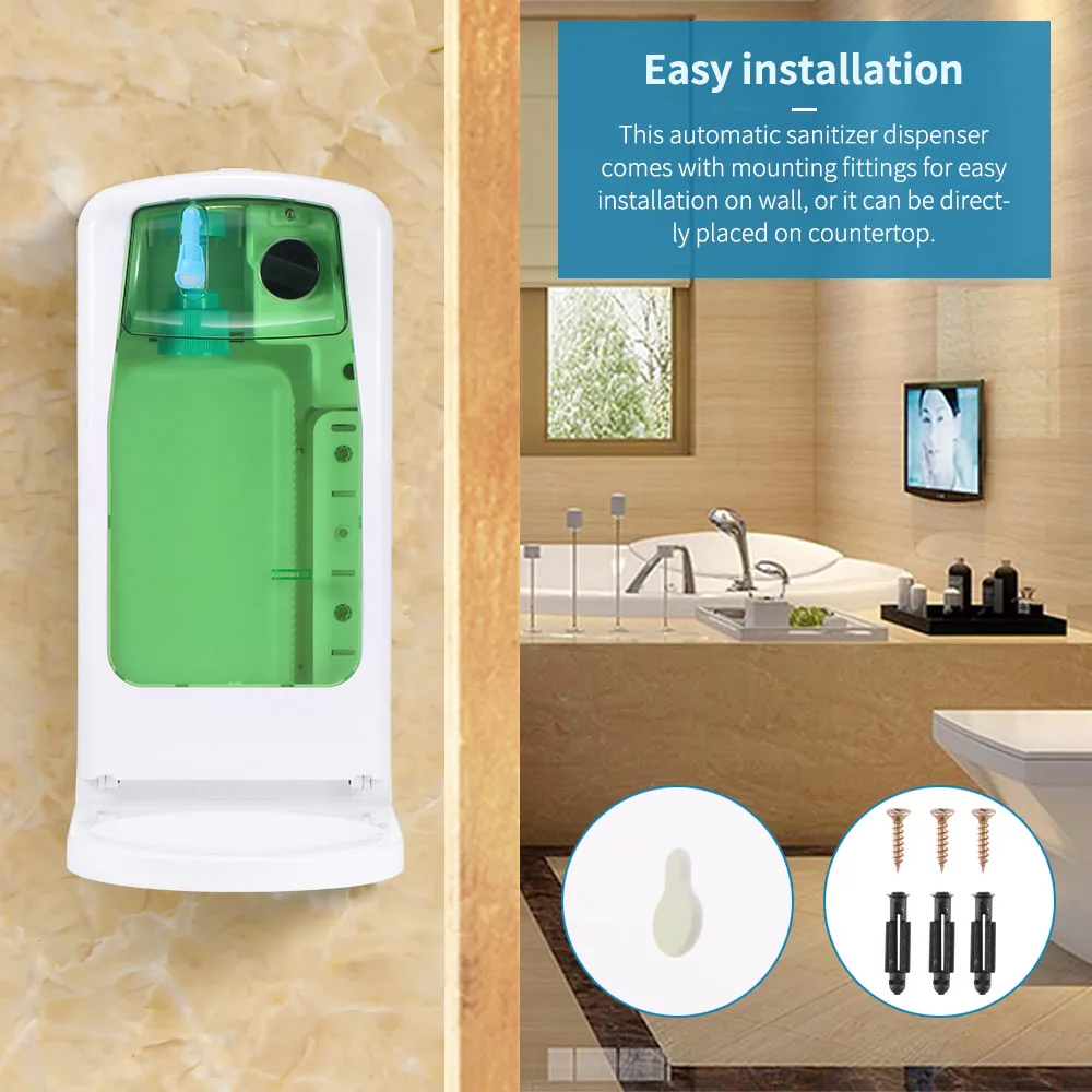 Automatic Sanitizer Dispenser Hand Sterilizer Smart Sensor Alcohol Spray Sterilizer 1000ML For Home Office Restaurant Hotel
Automatic Sanitizer Dispenser Hand Sterilizer Smart Sensor Alcohol Spray Sterilizer 1000ML For Home Office Restaurant Hotel