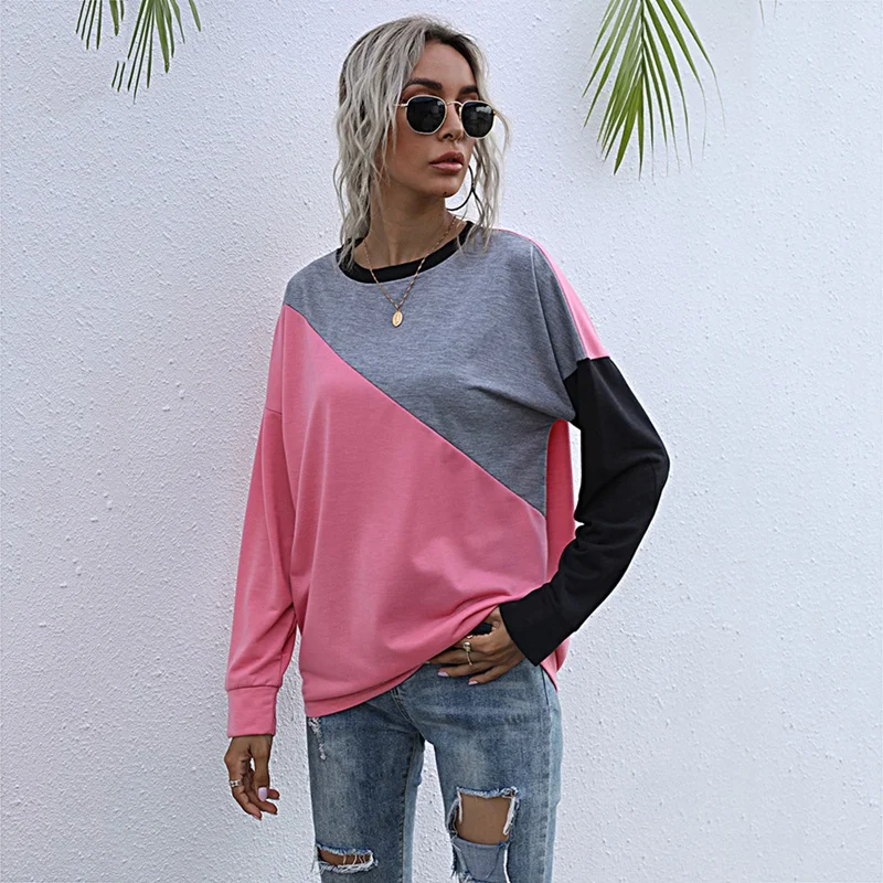 Autumn Winter Long Sleeve T Shirt Women Tops Fashion Round-Neck Stitching Women T Shirt Clothes
Autumn Winter Long Sleeve T Shirt Women Tops Fashion Round-Neck Stitching Women T Shirt Clothes