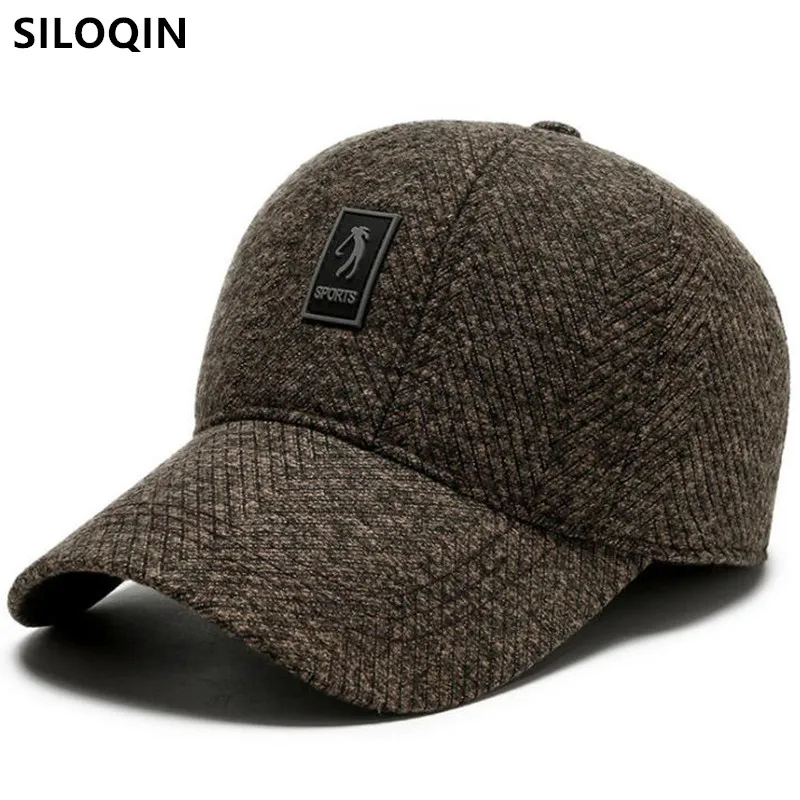 SILOQIN Snapback Cap New Winter Men's Hats Cold Proof Earmuffs Hat Warm Baseball Cap Adjustable Size Casual Thermal Sports Caps
SILOQIN Snapback Cap New Winter Men's Hats Cold Proof Earmuffs Hat Warm Baseball Cap Adjustable Size Casual Thermal Sports Caps