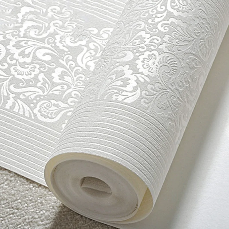 9.5M Modern Simple Bedroom 3D Wallpaper White Vertical Stripe Non Woven Wall Cloth European TV Background Wall Paper
9.5M Modern Simple Bedroom 3D Wallpaper White Vertical Stripe Non Woven Wall Cloth European TV Background Wall Paper