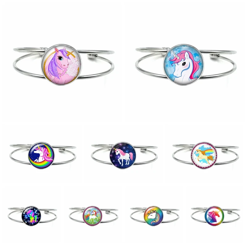 2021 Children's Jewelry New Popular Anime Mini Unicorn Girl Glass Tibetan Silver Open Men and Women Bracelet Charm
2021 Children's Jewelry New Popular Anime Mini Unicorn Girl Glass Tibetan Silver Open Men and Women Bracelet Charm