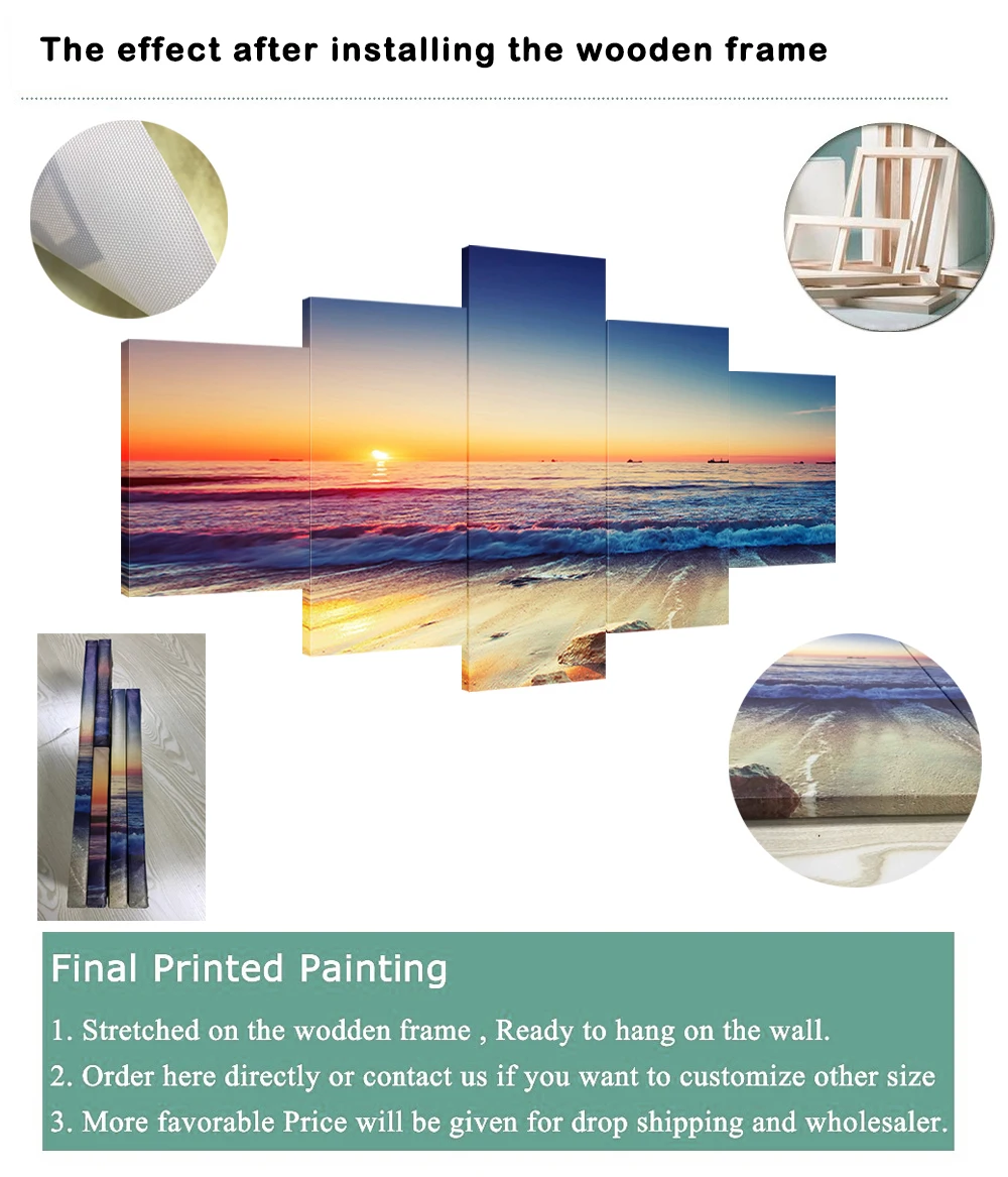 5 Pieces Forest Snow Sunrise Landscape HD Printed Canvas Painting Modern Wall Art Pictures For Living Room Home Decoration
5 Pieces Forest Snow Sunrise Landscape HD Printed Canvas Painting Modern Wall Art Pictures For Living Room Home Decoration