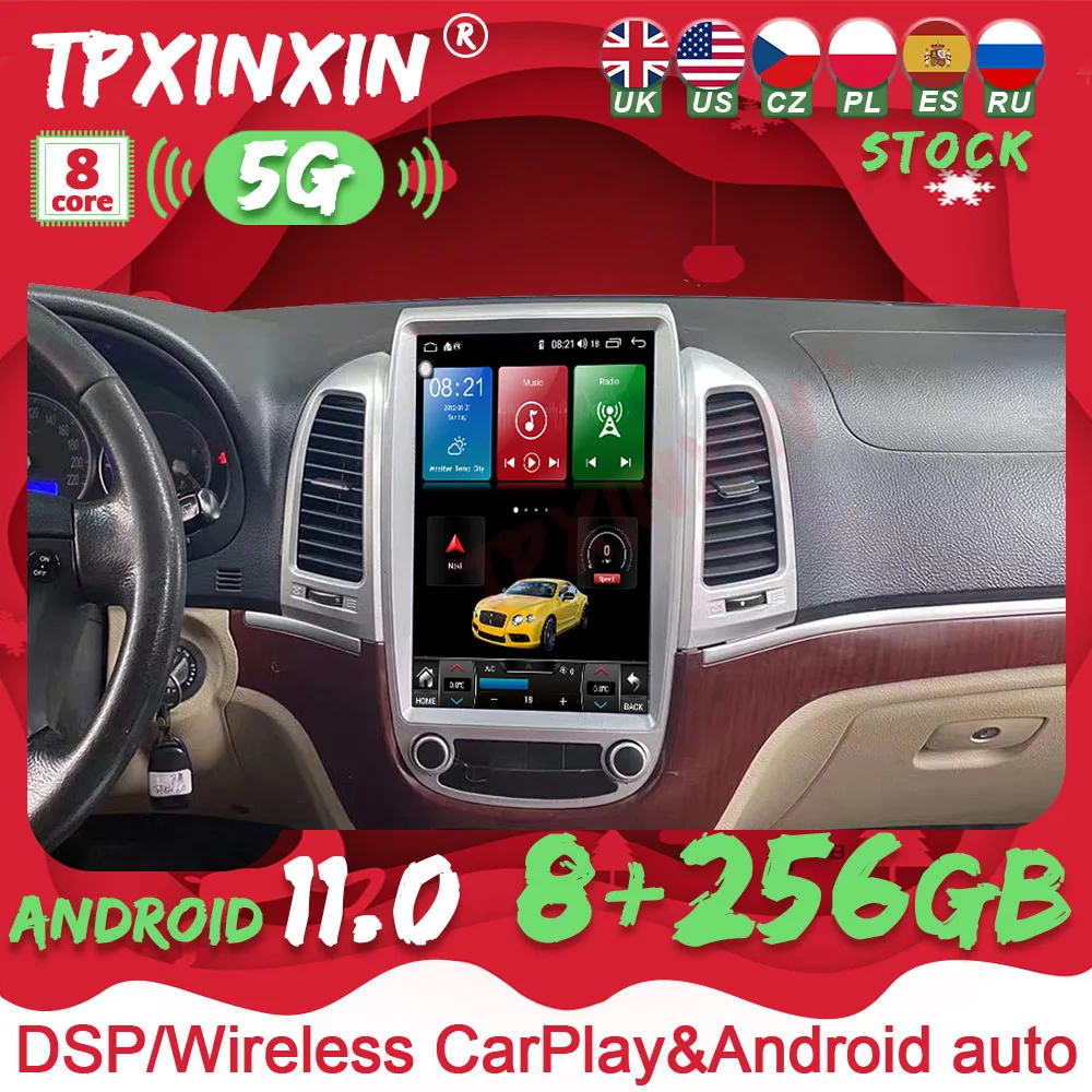 Android 11 6+128G For Hyundai Santafe 2006-2012 Car Radio GPS Navigation Multimedia Player Auto Stereo Tape Recorder DVD Audio
Android 11 6+128G For Hyundai Santafe 2006-2012 Car Radio GPS Navigation Multimedia Player Auto Stereo Tape Recorder DVD Audio