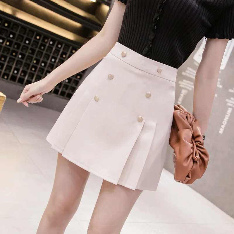 Double Breasted Korean Chiffon Pleated Skirt Women For Summer High Waist A-line Mini Skirt Women Slim Hip Skirts Womens
Double Breasted Korean Chiffon Pleated Skirt Women For Summer High Waist A-line Mini Skirt Women Slim Hip Skirts Womens