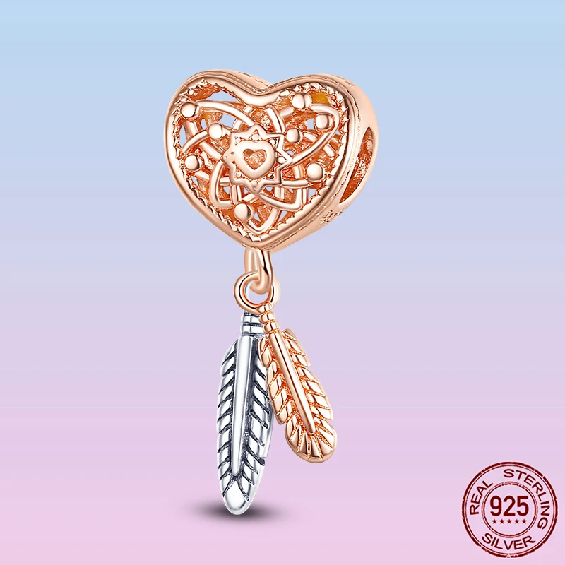 925 Sterling Silver Maple Leaf Charms Rose Flower Heart Shape Beads fit DIY pandora bracelet charms silver 925 original Jewelry 
925 Sterling Silver Maple Leaf Charms Rose Flower Heart Shape Beads fit DIY pandora bracelet charms silver 925 original Jewelry