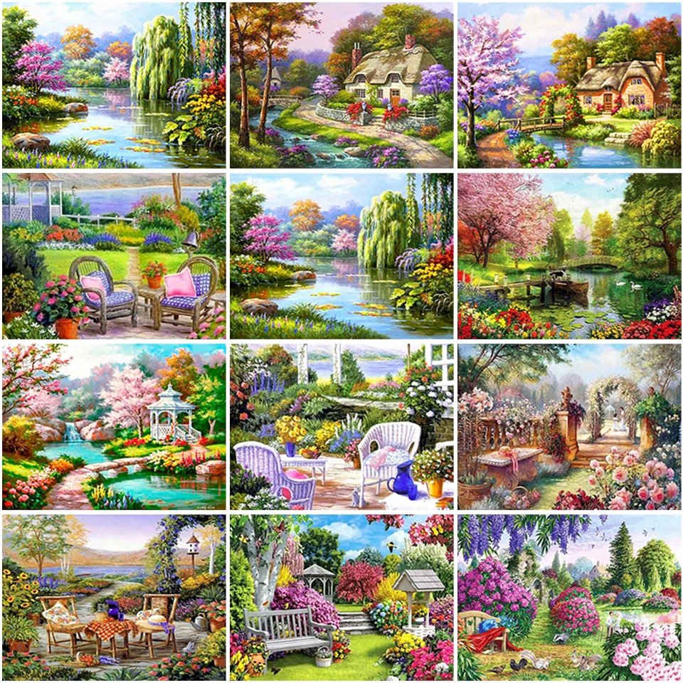 Full Round Diamond Embroidery Tree Scenery 5D Diamond Mosaic Flowers Kit Diamond Painting Cross Stitch Rhinestone Diamond Art
Full Round Diamond Embroidery Tree Scenery 5D Diamond Mosaic Flowers Kit Diamond Painting Cross Stitch Rhinestone Diamond Art
