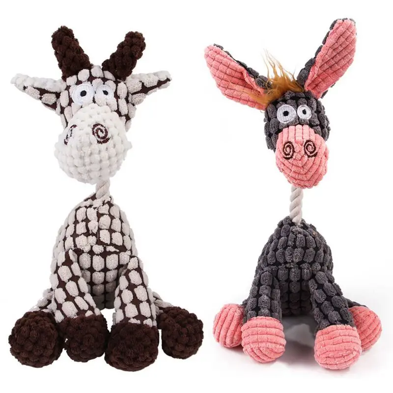 Fun Pet Toy Donkey Shape Corduroy Chew Toy For Dogs Puppy Squeaker Squeaky Plush Bone Molar Dog Toy Pet Training Dog Accessories
Fun Pet Toy Donkey Shape Corduroy Chew Toy For Dogs Puppy Squeaker Squeaky Plush Bone Molar Dog Toy Pet Training Dog Accessories