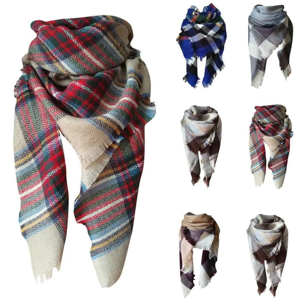 New Brand Plaid Scarves Cashmere Shawls Women Winter Warm Plaid Double-Sided Thick Square Scarf Shawl Holiday gifts #113
New Brand Plaid Scarves Cashmere Shawls Women Winter Warm Plaid Double-Sided Thick Square Scarf Shawl Holiday gifts #113