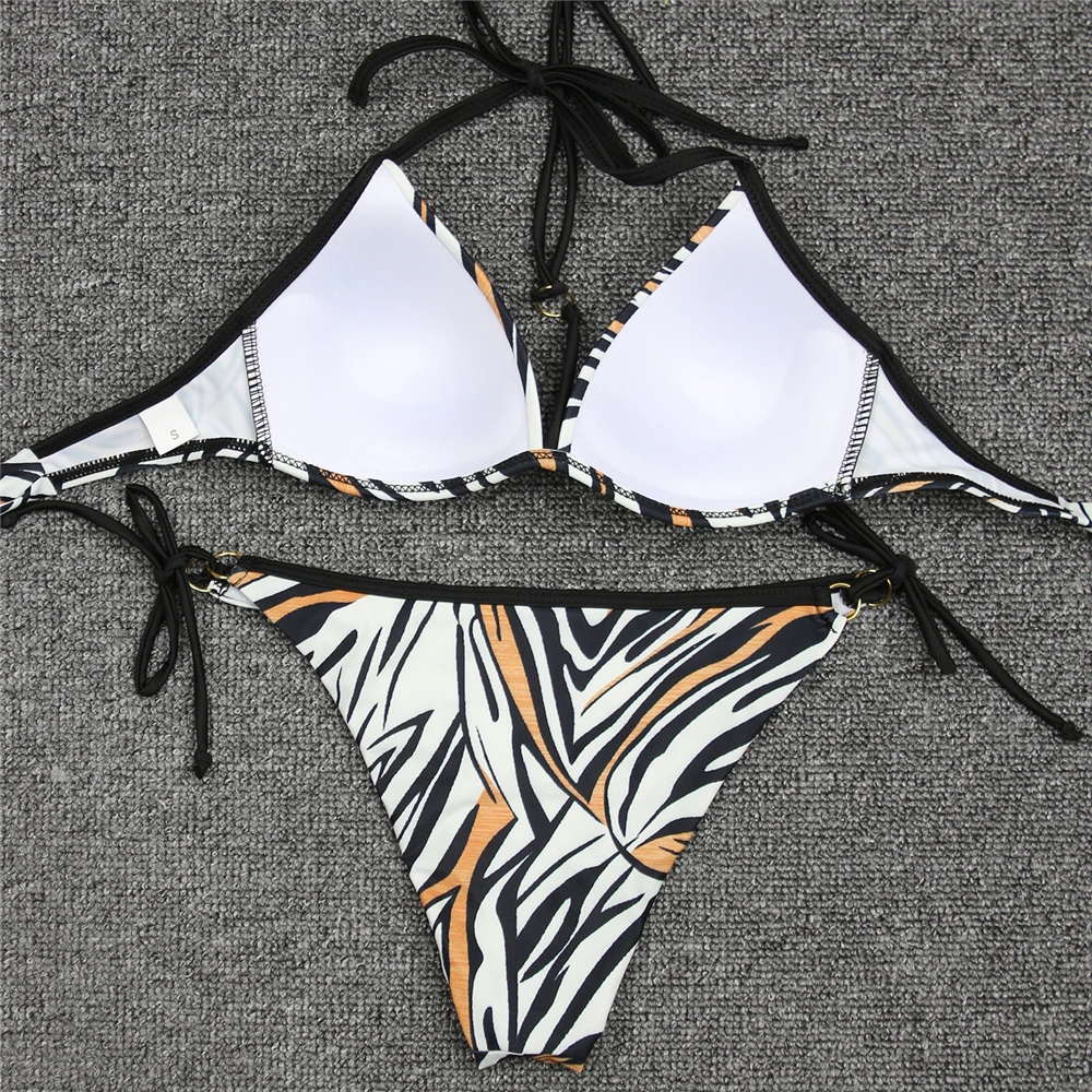 Women Zebra Swimsuit Push Up Bikinis Two Piece Plus Size Swimwear Summer Beach Bathing Suit Triangle Maillot
Women Zebra Swimsuit Push Up Bikinis Two Piece Plus Size Swimwear Summer Beach Bathing Suit Triangle Maillot