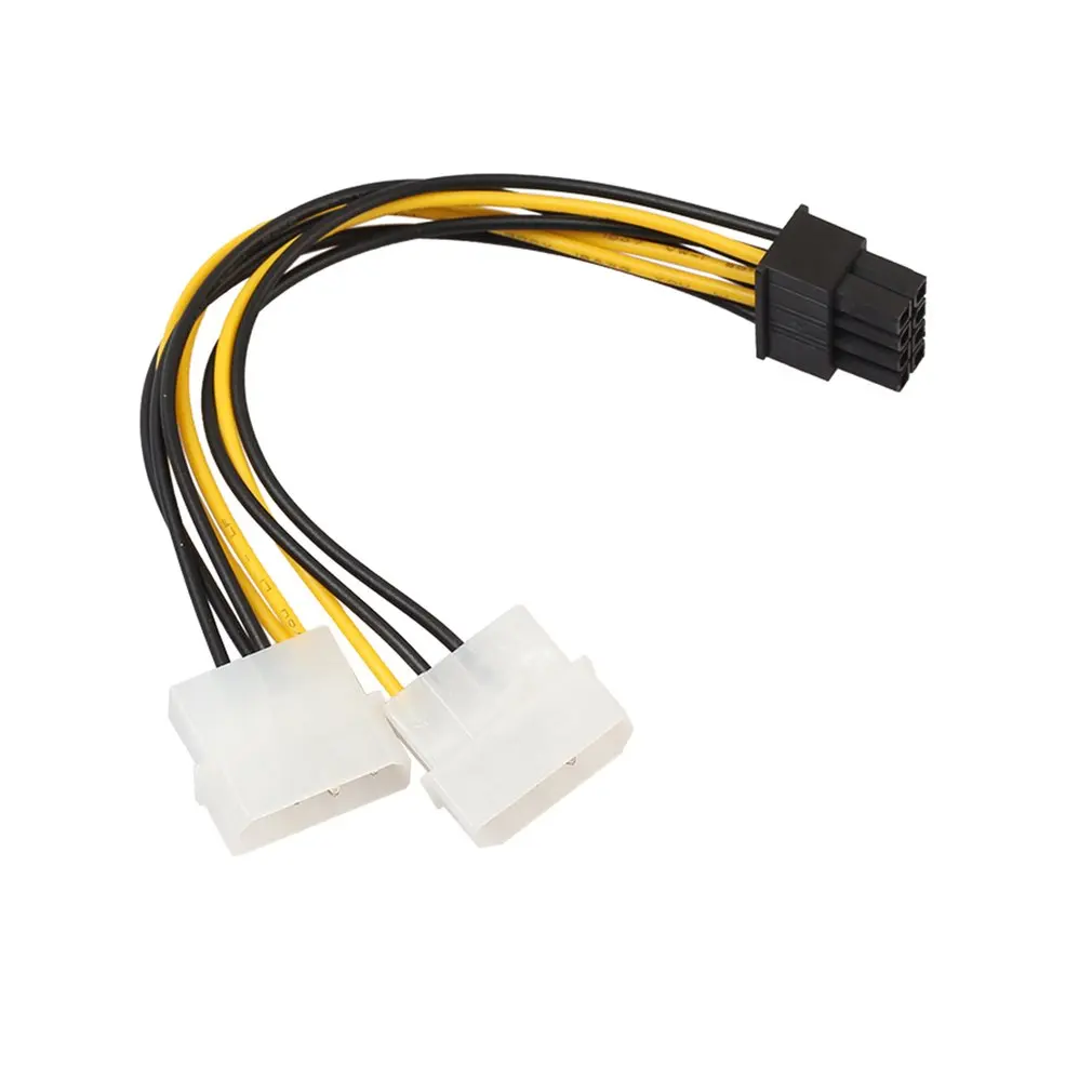 18cm 8Pin To Dual 4Pin Video Card Power Cord Y Shape 8 Pin PCI Express To Dual 4 Pin Molex Graphics Card Power Cable
18cm 8Pin To Dual 4Pin Video Card Power Cord Y Shape 8 Pin PCI Express To Dual 4 Pin Molex Graphics Card Power Cable