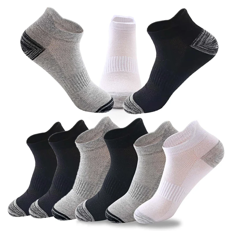 10Pairs Spring Summer High Quality Men Socks Cotton Breathable Protective Ankle Socks Short Male Sport Mesh Socks PlusSize 44-48
10Pairs Spring Summer High Quality Men Socks Cotton Breathable Protective Ankle Socks Short Male Sport Mesh Socks PlusSize 44-48