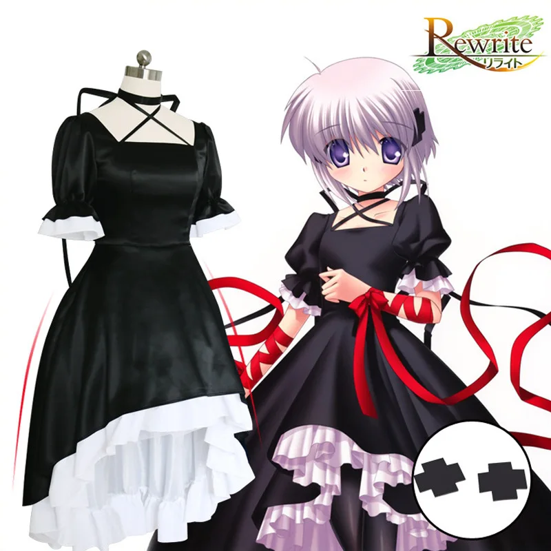 Anime Game Rewrite Kanbe Kotori Cosplay Lolita Dresses Kawaii Girls Party Black Long Dress Daily Maid Outfit Costumes Full Set
Anime Game Rewrite Kanbe Kotori Cosplay Lolita Dresses Kawaii Girls Party Black Long Dress Daily Maid Outfit Costumes Full Set