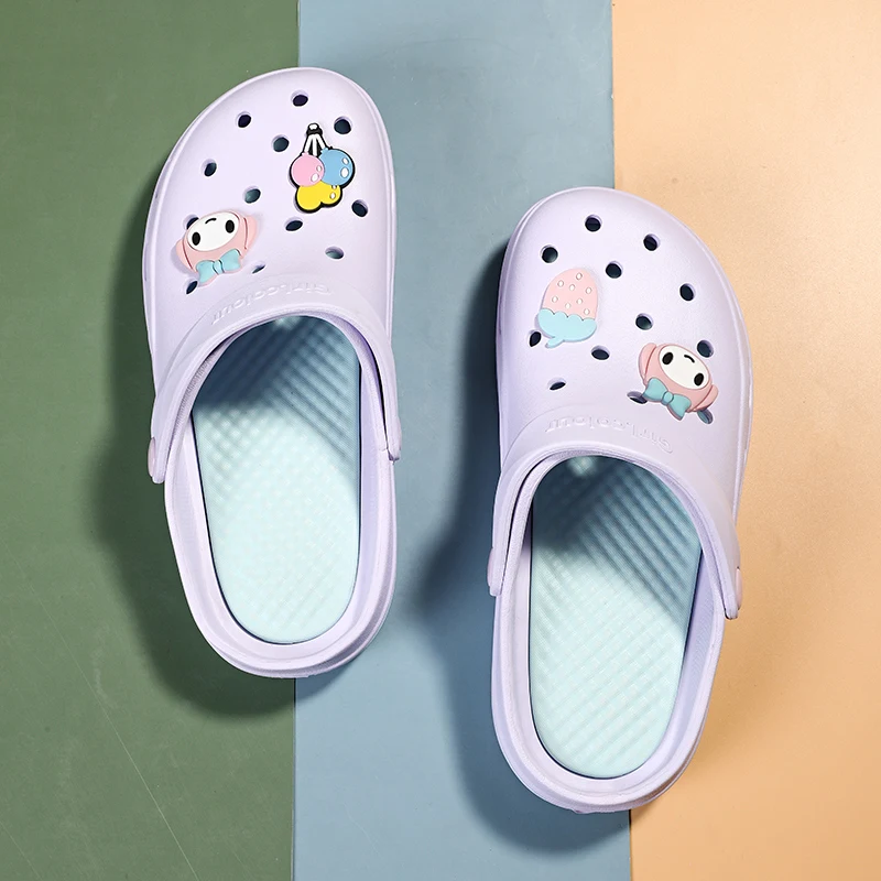 Influencer Recommend Women Sandals Summer Fashion Hole Shoes Clogs Hollow Girl Garden Shoes Beach Slippers
Influencer Recommend Women Sandals Summer Fashion Hole Shoes Clogs Hollow Girl Garden Shoes Beach Slippers