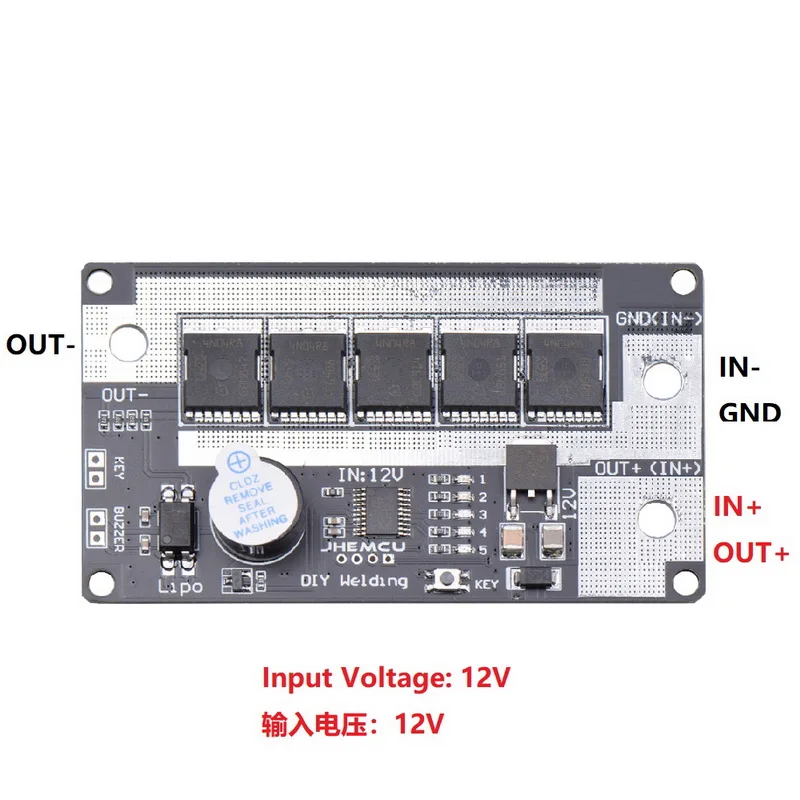 2ets JHEMCU High Current DIY Portable 12V Spot Welder PCB Circuit Board for 18650 26650 32650 Battery Welding DIY Tool
2ets JHEMCU High Current DIY Portable 12V Spot Welder PCB Circuit Board for 18650 26650 32650 Battery Welding DIY Tool