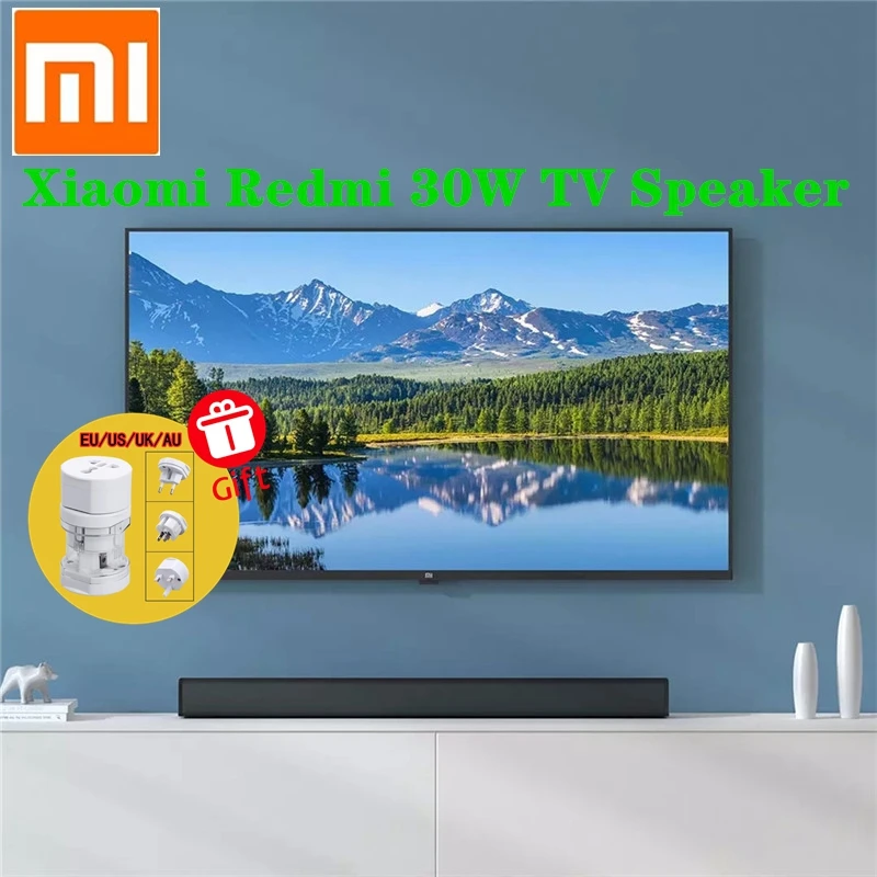Xiaomi Redmi 30W TV Speaker Sound Bar Subwoofer Smart Bass Stereo Device Wireless Bluetooth-compatible AUX SPDIF Home Theater
Xiaomi Redmi 30W TV Speaker Sound Bar Subwoofer Smart Bass Stereo Device Wireless Bluetooth-compatible AUX SPDIF Home Theater