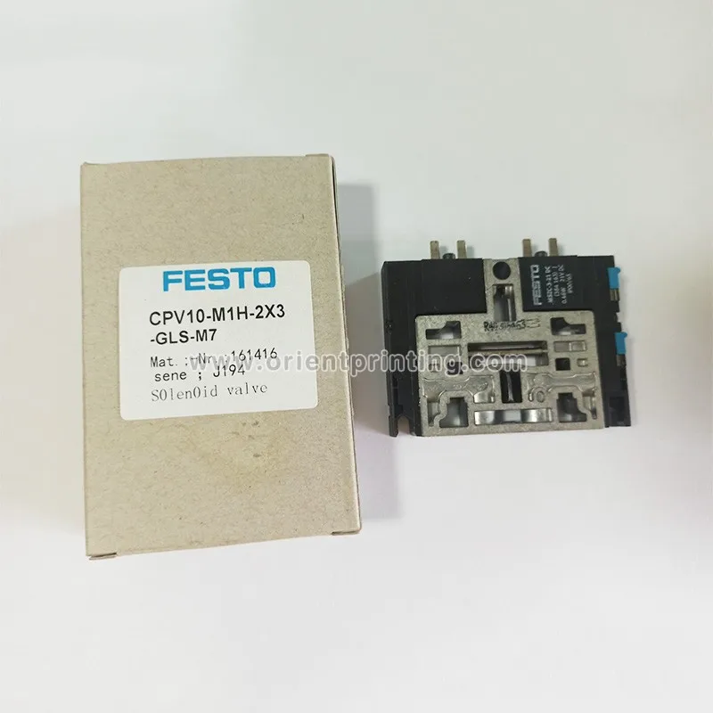 CPV10-M1H-2x3-GLS-M7 Оригинальный Новый FESTO MSZC-3-21 DC воздушный клапан Соленоидный клапан 161416 смещение запасных Запчасти
CPV10-M1H-2x3-GLS-M7 Оригинальный Новый FESTO MSZC-3-21 DC воздушный клапан Соленоидный клапан 161416 смещение запасных Запчасти