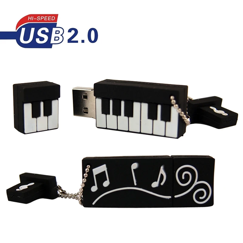 Настоящий 100% вместительный мультяшный флешка милый usb-накопитель U-Stick