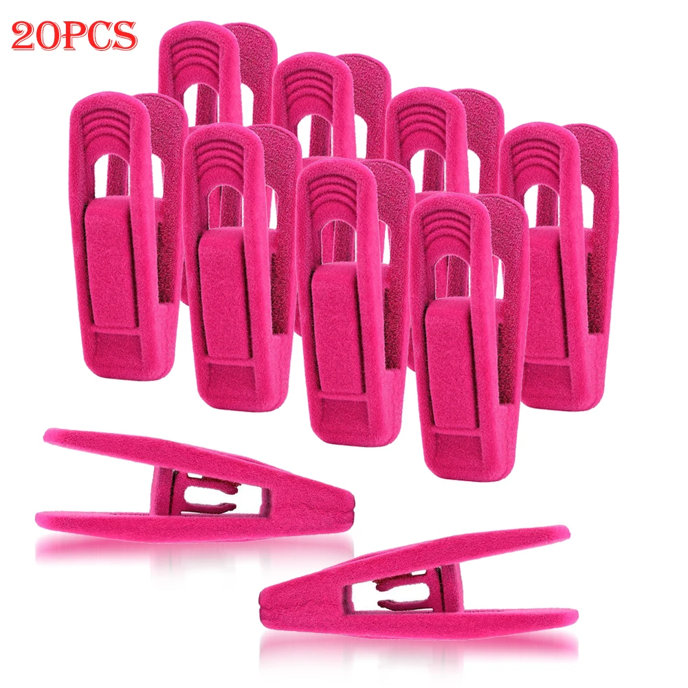 20pcs Flocking Hanger Rose Red Non Slip Velvet Hangers Clips For Flocked Trouser Coat Clothes Pant Clip
20pcs Flocking Hanger Rose Red Non Slip Velvet Hangers Clips For Flocked Trouser Coat Clothes Pant Clip