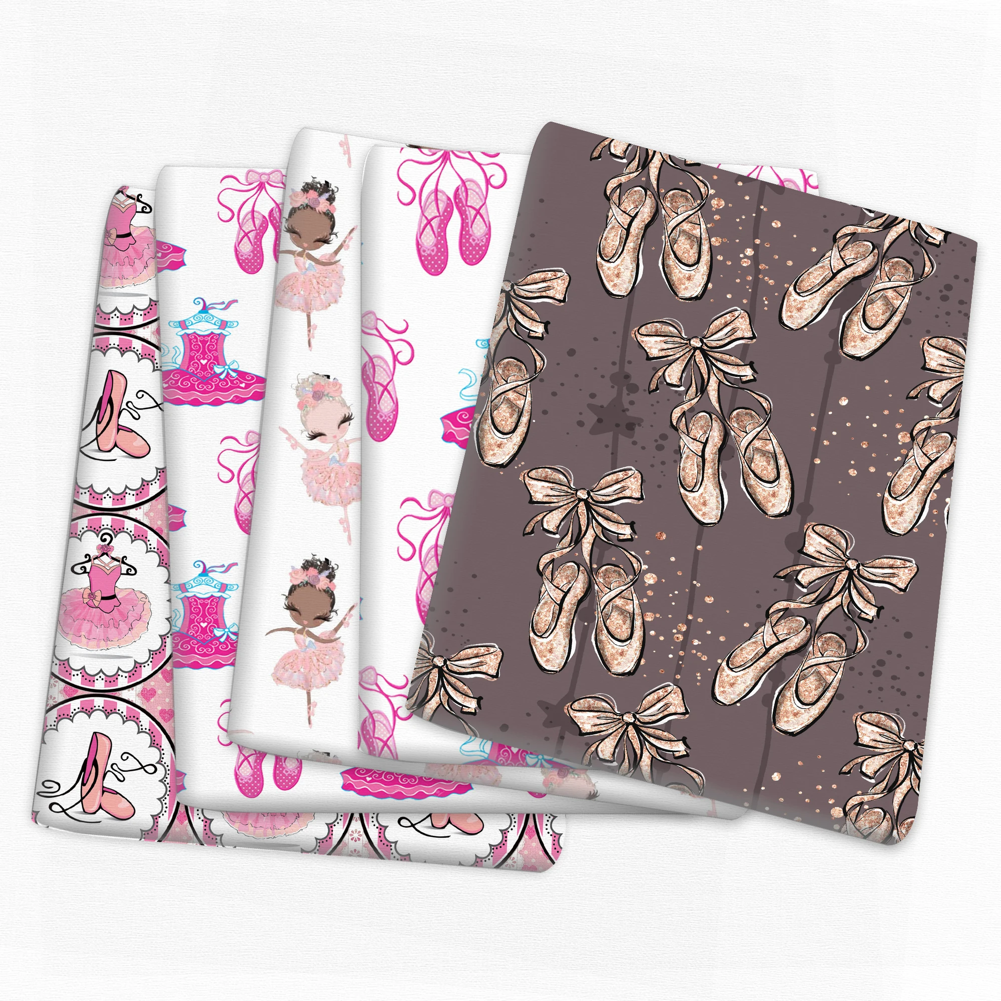David accessories 50*145 см балетки пэчворк Печатный полиэстер хлопчатобумажная ткань