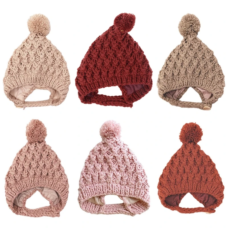 Children's Wool Ball Gary Ear Protection Hat Autumn and Winter Warm Baby Cap Pompom Beanie Knitted Solid Color Hat
Children's Wool Ball Gary Ear Protection Hat Autumn and Winter Warm Baby Cap Pompom Beanie Knitted Solid Color Hat